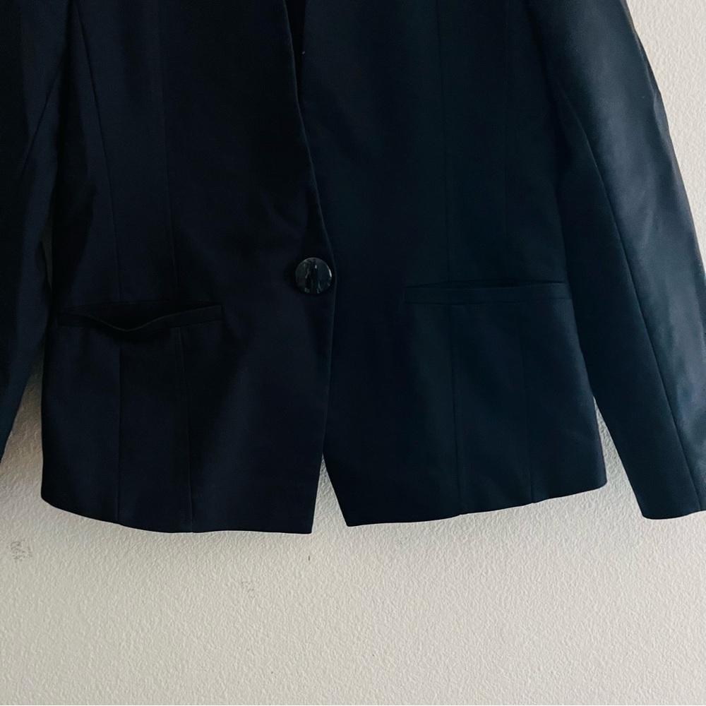 MING Wang Women's Black Blazer Jacket Size XS - Picture 3 of 6